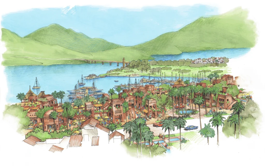 BEISHAN_TOWN_Perspectiva Towncenter