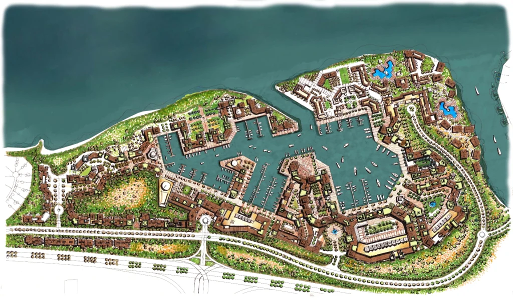 SHAMAAL_HARBOUR_ISLAND_HI - PORT SHAMAAL MASTERPLAN